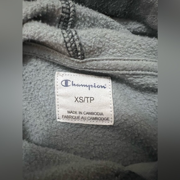 Blue Tie-Dye Champion Sweater - Picture 3 of 5